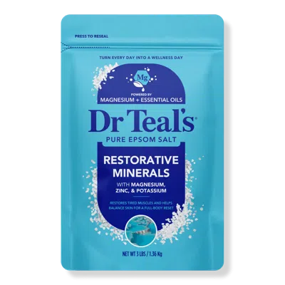 Dr Teal's Epsom Salt Magnesium Soak, Restorative Minerals With Magnesium, Potassium & Zinc