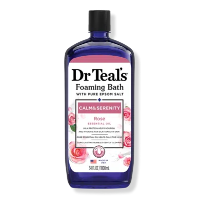 Dr Teal's Foaming Bath With Pure Epsom Salt, Calm & Serenity With Rose