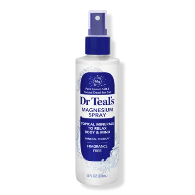 Dr Teal's Fragrance Free Magnesium Spray With Natural Dead Sea Salt