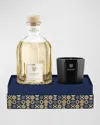 DR VRANJES FIRENZE ROSA TABACCO DIFFUSER + ONYX CANDLE GIFT BOX