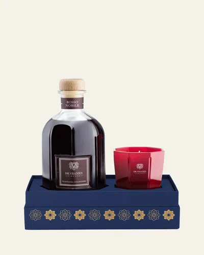 Dr Vranjes Firenze Rosso Nobile Diffuser Tourmaline Candle Gift Box In Multi