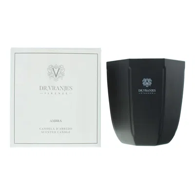 Dr Vranjes Dr. Vranjes Unisex Ambra 500g  (onyx) Scented Candle 8056860395956 In Black