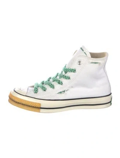 Pre-owned Dr. Woo X Converse Canvas Sneakers In White