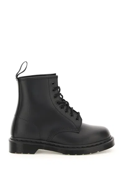 DR. MARTENS' 1460 MONO SMOOTH LACE-UP COMBAT BOOTS