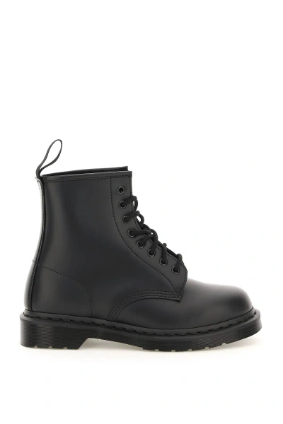 Dr. Martens' 1460 Mono Smooth Lace-up Combat Boots In Black Smooth
