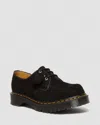 Dr. Martens 1461 Bex Made In England Emboss Suede Oxford Shoes In Black