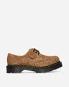 Dr. Martens' 1461 Bex Made In England Emboss Suede Oxford Shoes Savannah Tan In Beige