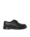 Dr. Martens' Scarpa Stringata 1461 Mono Black Smooth In Black Smooth