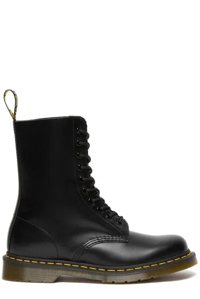 Dr. Martens' Smooth 1490 Boots In Black