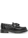 DR. MARTENS' DR. MARTENS ADRIAN GOTHIC AMERICANA LEATHER LOAFES