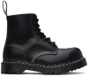 DR. MARTENS' BLACK 1460 PASCAL BEX EXPOSED STEEL TOE BOOTS