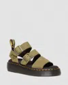 Dr. Martens' Khaki Gryphon Quad Sandals In Grün