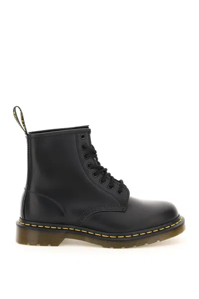 Dr. Martens' 1460 Smooth Leather Combat Boots In Black (black)