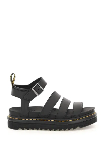 DR. MARTENS' DR.MARTENS HYDRO LEATHER BLAIRE SANDALS