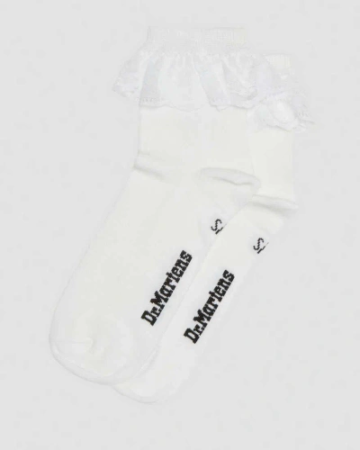 Dr. Martens' Frill Organic Cotton Socks In White
