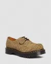 DR. MARTENS' 1461 BEX MADE IN ENGLAND EMBOSS SUEDE OXFORD SHOES