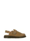 Dr. Martens' Jorge Ii Nubuck Mules In Beige
