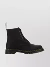DR. MARTENS' LEATHER ANKLE BOOTS 1460 WITH CONTRAST STITCHING