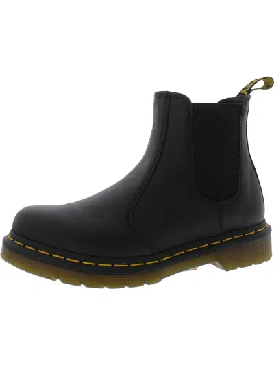 Dr. Martens' Nappa Womens Leather Slip On Chelsea Boots In Black