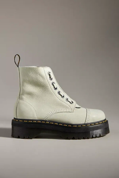 Dr. Martens' White Sinclair Zip Boots