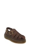 Dr. Martens' Wrenlie Fisherman Sandal In Brown