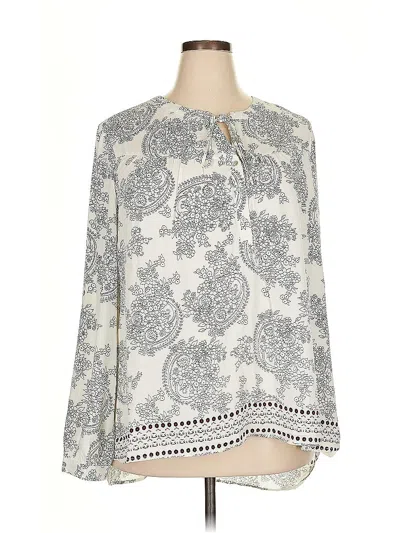 Pre-owned Dr2 3/4 Sleeve Blouse In White