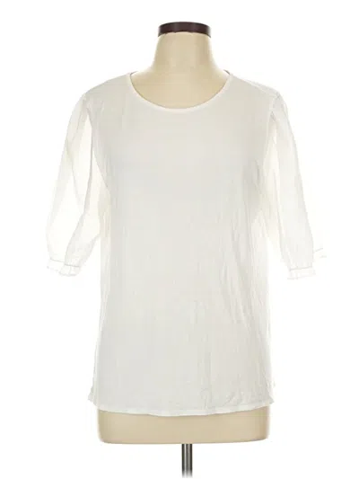 Pre-owned Dr2 3/4 Sleeve T-shirt In Ivory