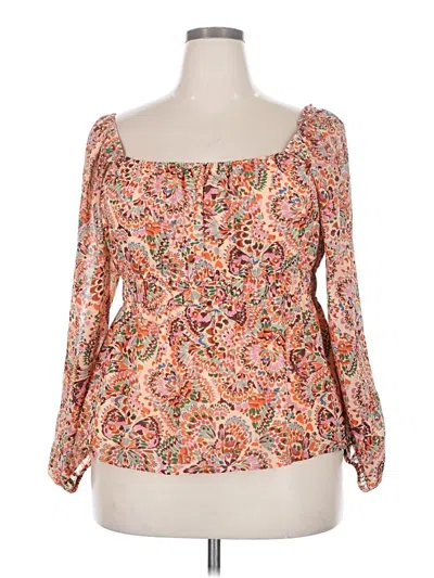 Pre-owned Dr2 3/4 Sleeve T-shirt In Pink