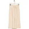 Dr2 By Daniel Rainn Crop Wide Leg Pants In Parch