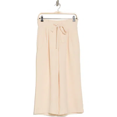 Dr2 By Daniel Rainn Crop Wide Leg Pants In Parch