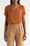 Dr2 By Daniel Rainn Daniel Rainn Pinch Sleeve Blouse
