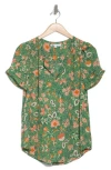Dr2 By Daniel Rainn Daniel Rainn Pinch Sleeve Blouse In O794 Green