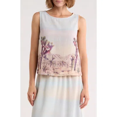 Dr2 By Daniel Rainn Desert Scenic Shell Top In Brown