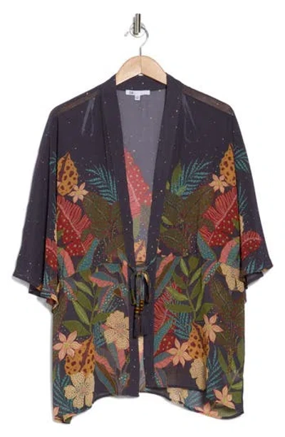 DR2 BY DANIEL RAINN DR2 BY DANIEL RAINN DRAWSTRING TIE CHIFFON TOPPER