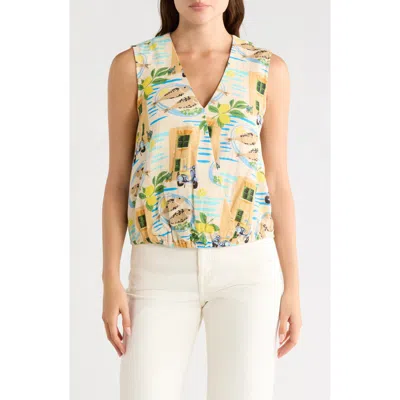 Dr2 By Daniel Rainn Faux Wrap Top In R012 Cream