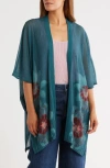 Dr2 By Daniel Rainn Floral Mesh Ruana