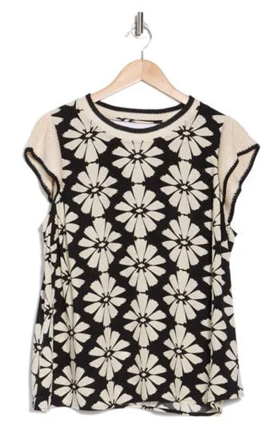 Dr2 By Daniel Rainn Knit Trim Top