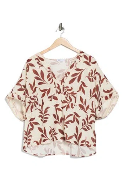 Dr2 By Daniel Rainn Lace Trim V-neck Top