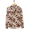 Dr2 By Daniel Rainn Long Sleeve Button-up Shirt In Brown