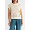 Dr2 By Daniel Rainn Paisley Open Stitch Sweater Tank