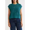 Dr2 By Daniel Rainn Paisley Open Stitch Sweater Tank