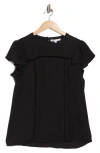 Dr2 By Daniel Rainn Paisley Print Fluttter Sleeve Blouse