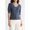 Dr2 By Daniel Rainn Pointelle Stitch Sweater In Black