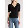 Dr2 By Daniel Rainn Pointelle Stitch Sweater In P469 Black