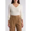 Dr2 By Daniel Rainn Pointelle Stitch Vintage Sweater In White