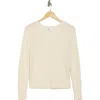 Dr2 By Daniel Rainn Pointelle Stitch Vintage Sweater In Winter White