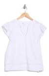 Dr2 By Daniel Rainn Poplin Ruffle Top