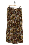 Dr2 By Daniel Rainn Print Crop Pull-on Pants In Blue