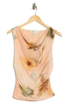 Dr2 By Daniel Rainn Print Mesh Top In Multi