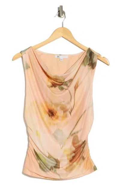 Dr2 By Daniel Rainn Print Mesh Top In Multi